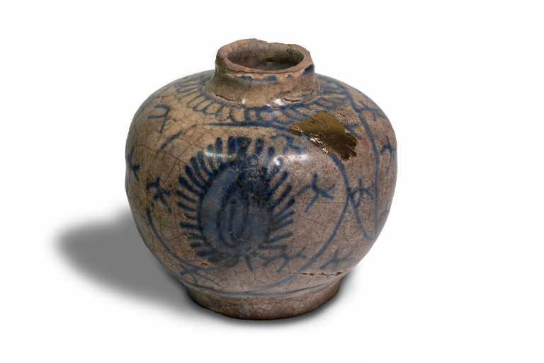 กระปุกเขียนลายครามใต้เคลือบ