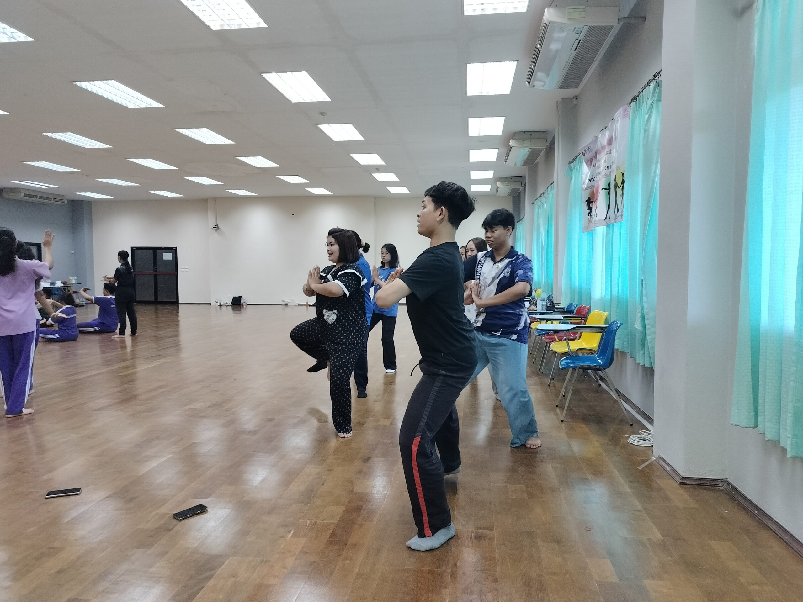 เยาวชนฝึกปฏิบัติศิลปะการแสดงโนรา